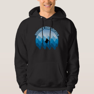 Respecteer de lokale omgeving - scherp bewustzijn hoodie