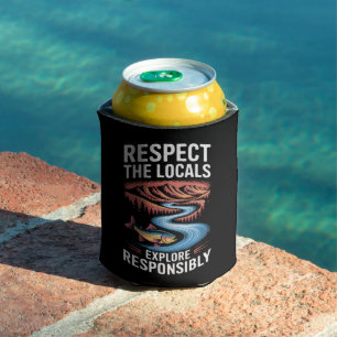 Respecteer de lokale vis Oceaan Sla de planeet op Blikjeskoeler