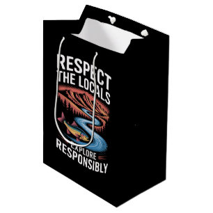 Respecteer de lokale vis Oceaan Sla de planeet op  Medium Cadeauzakje