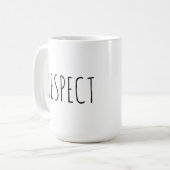Respecteer de Mok van de Koffie van het Inspireren (Voorkant links)