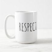 Respecteer de Mok van de Koffie van het Inspireren (Links)
