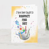 Respecteer de Net Pickleball Kaart (Voorkant)