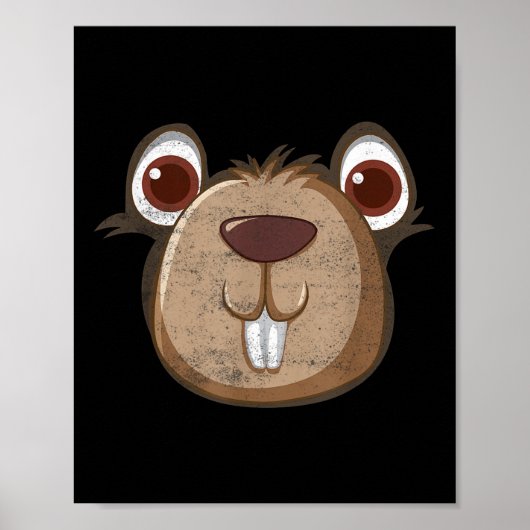 Respecteer de rondhog Funny Groundhog Dag Poster (Voorkant)