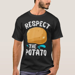 Respecteer de schimmelgroente van de aardappel voo t-shirt