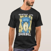 Respecteer de shoebill Stork Bird Whisperer Whaleh T-shirt (Voorkant)
