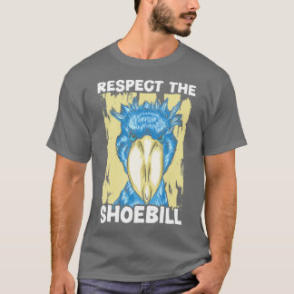 Respecteer de shoebill Stork Bird Whisperer Whaleh T-shirt