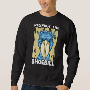 Respecteer de shoebill Stork Bird Whisperer Whaleh Trui