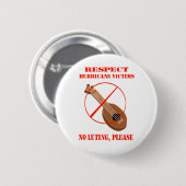 Respecteer de slachtoffers van de orkaan. Nee, als Ronde Button 5,7 Cm (Voorkant /achterkant)