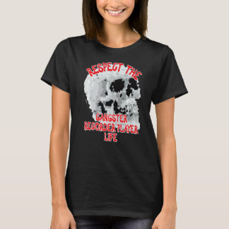 Respecteer de slijmkop van de gangsterrecorder t-shirt