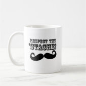 Respecteer de 'Stache' Koffiemok (Links)