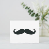 Respecteer de Stache Mustache Briefkaart (Staand voorkant)
