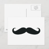 Respecteer de Stache Mustache Briefkaart (Voorkant / Achterkant)
