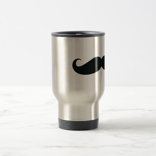 Respecteer de Stache Mustache Reisbeker (Center)