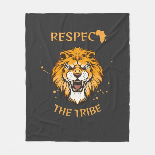Respecteer De Stam | Fleece Deken (Voorkant)