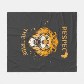 Respecteer De Stam | Fleece Deken (Voorkant (Horizontaal))