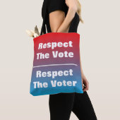 Respecteer De Stem en Kiezers Tote Bag (Dichtbij)