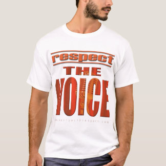 Respecteer de stem t-shirt