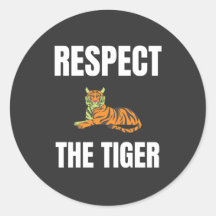 Respecteer de tijger