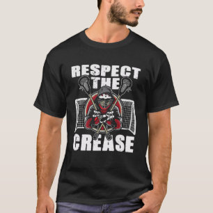 Respecteer de vouw Goalie vouw beest Lacrosse Go T-shirt