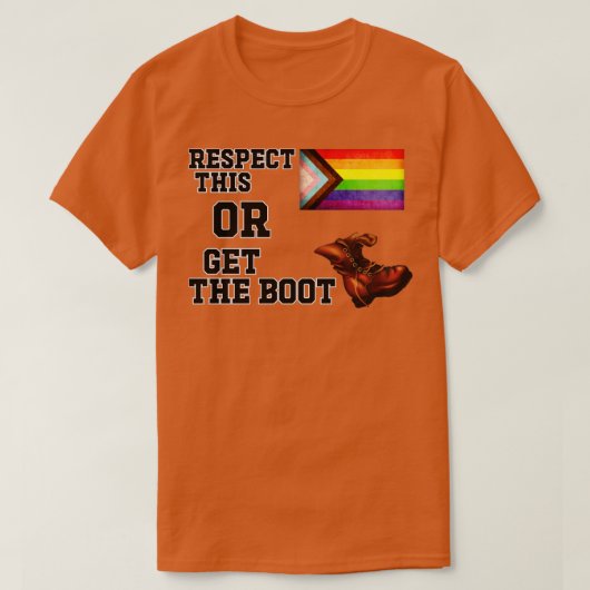 Respecteer dit of zorg dat je de echte vlag van de t-shirt (Design voorkant)