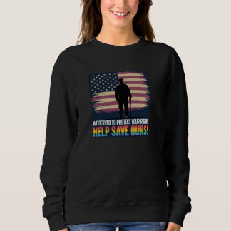 Respecteer en bescherm LGBT-veteranen Trui