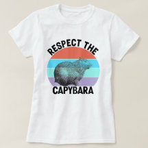 Respecteer het Capybara Funny Rodent Capibara