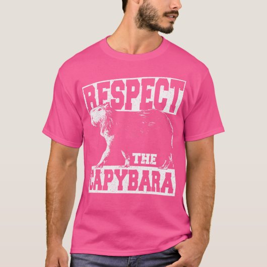 Respecteer het Capybara T-shirt (Voorkant)
