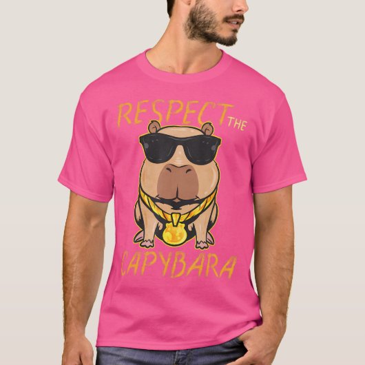 Respecteer het Capybara T-shirt (Voorkant)