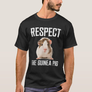 Respecteer het cavia grappig voor cavia liefhebber t-shirt