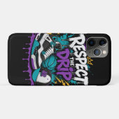 Respecteer het Drip Basketbalontwerp Case-Mate iPhone Case (Achterkant (horizontaal))