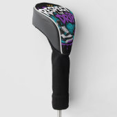 Respecteer het druppelbasketbalontwerp golfheadcover (Schuin)
