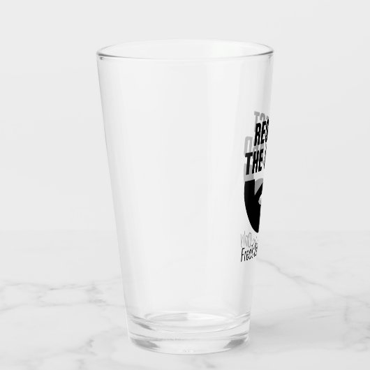 Respecteer het grappige biercadeau van de baard vo glas (Rechts)