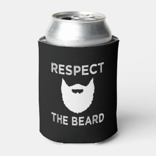 Respecteer het grappige mannen shirt van de Beard Blikjeskoeler