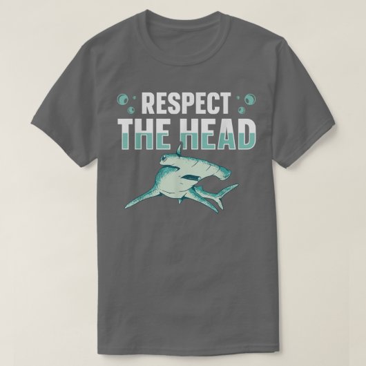Respecteer het hoofdontwerp voor een Hammerhead Sh T-shirt (Design voorkant)