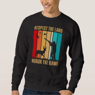 Respecteer het land en eer het spel jacht op her trui