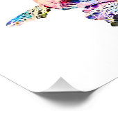 Respecteer het lokale Zee Turtle Tie Dye Beach Quo Foto Afdruk (Hoek)