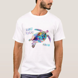 Respecteer het lokale Zee Turtle Tie Dye Beach Quo T-shirt