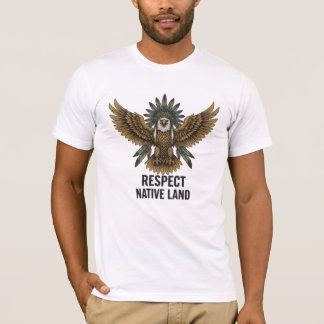 Respecteer het Native Land Eagle T-shirt