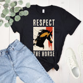 RESPECTEER HET PAARD T-shirt