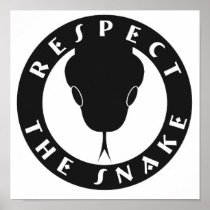 Respecteer het Poster van de slang