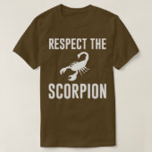 Respecteer het Scorpion T-shirt (Design voorkant)