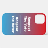Respecteer Het Stemrecht en de Kiezers Case-Mate iPhone Case (Achterkant (horizontaal))