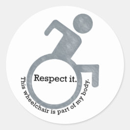 "Respecteer het" Sticker
