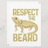 Respecteer het varken met de baard drakenkruis aankondiging (Voorkant / Achterkant)