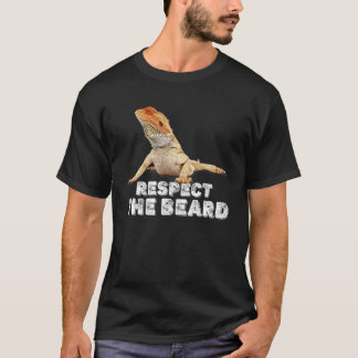 Respecteer het zijdegebogen Drakenreptiel T-shirt