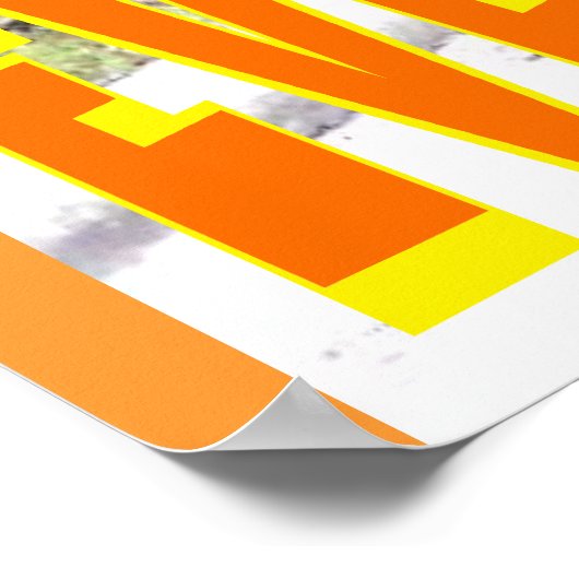 Respecteer iedereen in het leven. poster (Hoek)