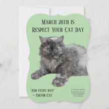Respecteer Je Kat Dag door RoseWrites