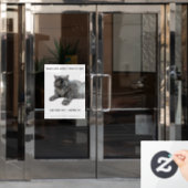 Respecteer Je Kat Dag door RoseWrites Raamsticker (Kantoordeur)