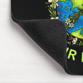 Respecteer je Moeder Aarde Dag Natuur Godin Flowe Muismat (Hoek)