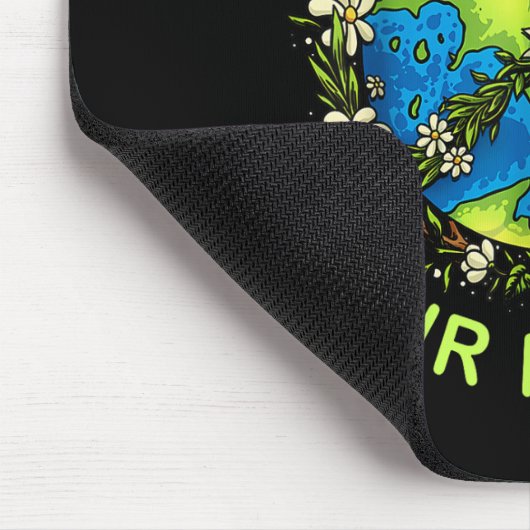 Respecteer je Moeder Aarde Dag Natuur Godin Flowe Muismat (Hoek)